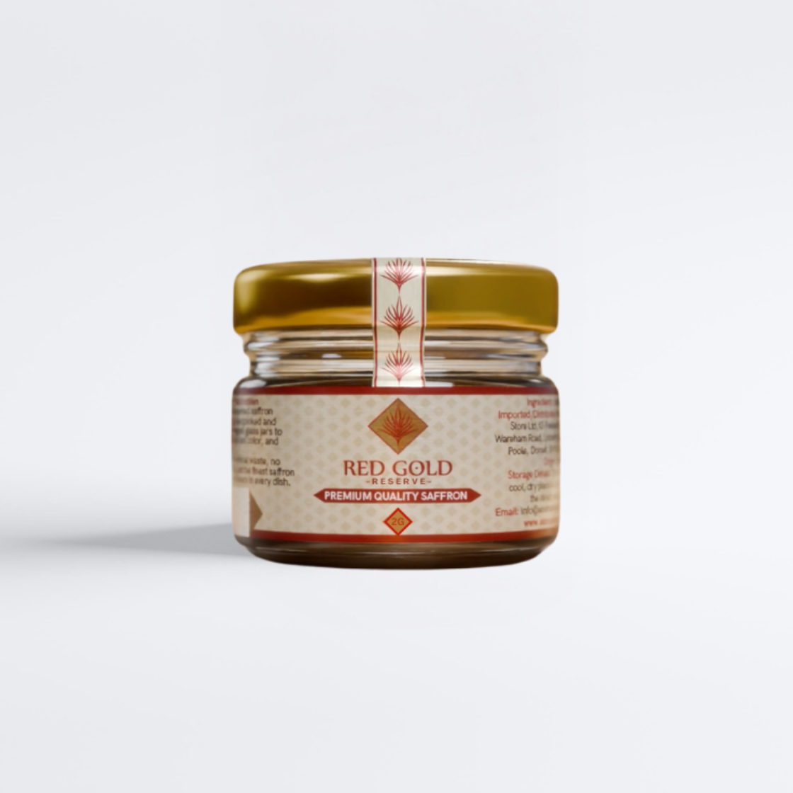 Red Gold - Reserve | 2g Premium Spanish Saffron Threads (Category 1, ISO 3632 Certified)