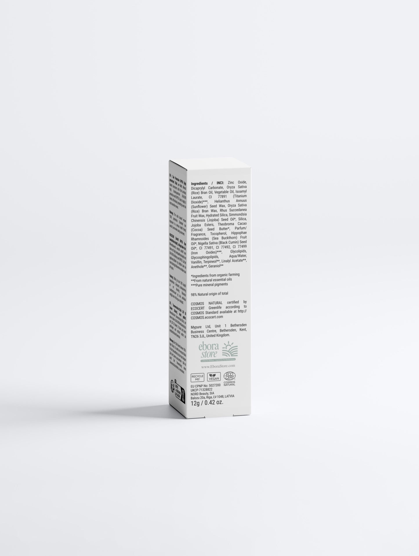 Eterna8 | Sunscreen SPF50 Stick – Mineral Sun Protection no tint