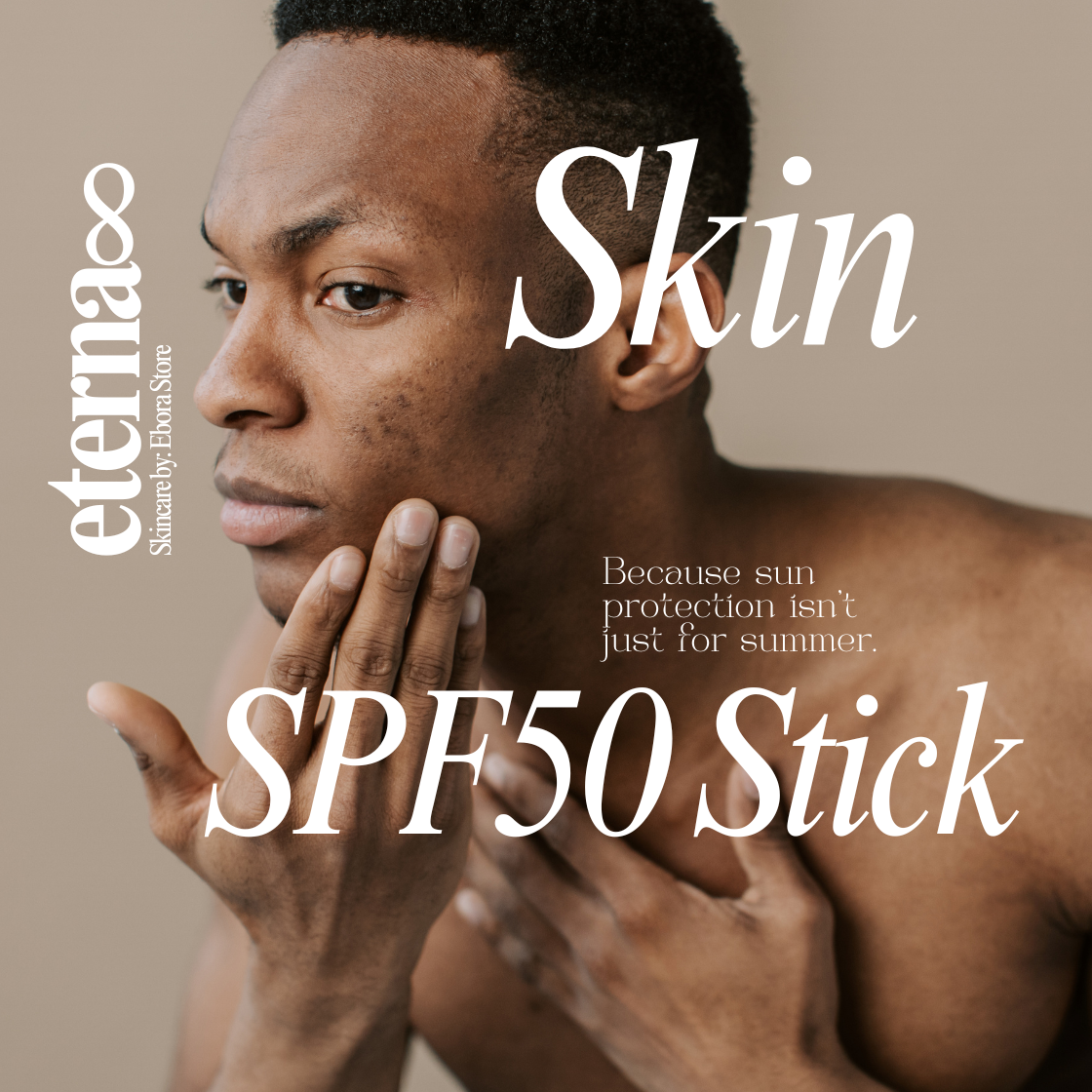 Eterna8 | Sunscreen SPF50 Stick – Mineral Sun Protection no tint