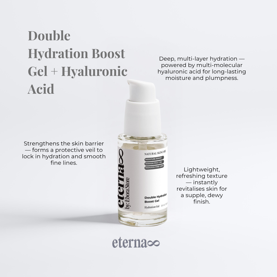 Eterna8 Hydration Ritual Trio | Three steps to infinite natural hydration and timeless glow